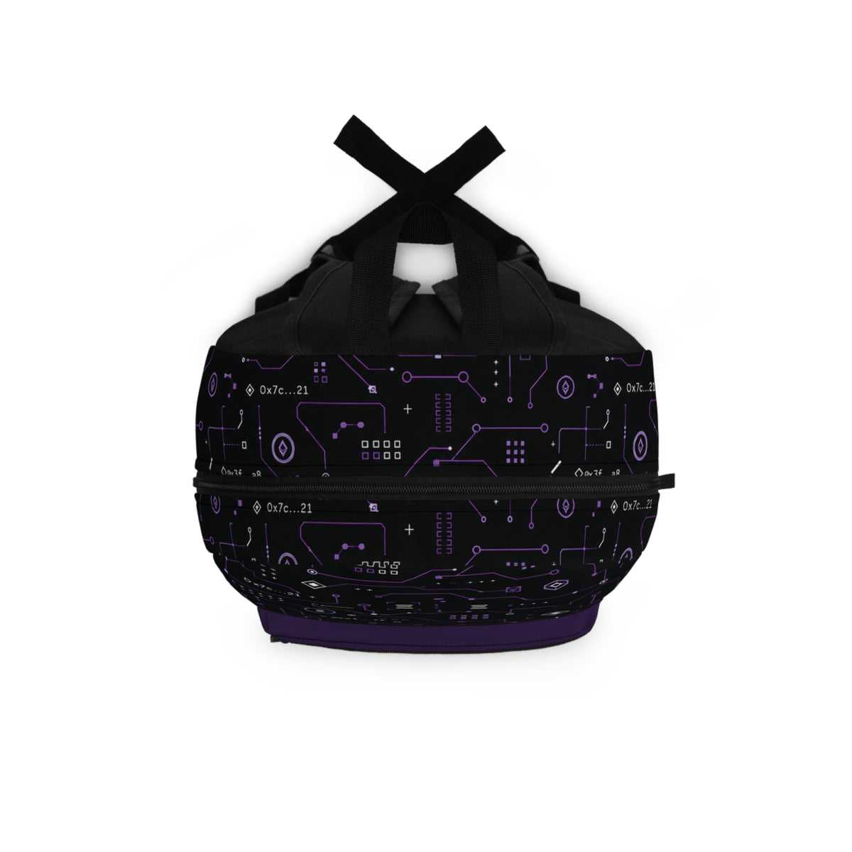 BKS Token Circuit Hash™ Backpack — top