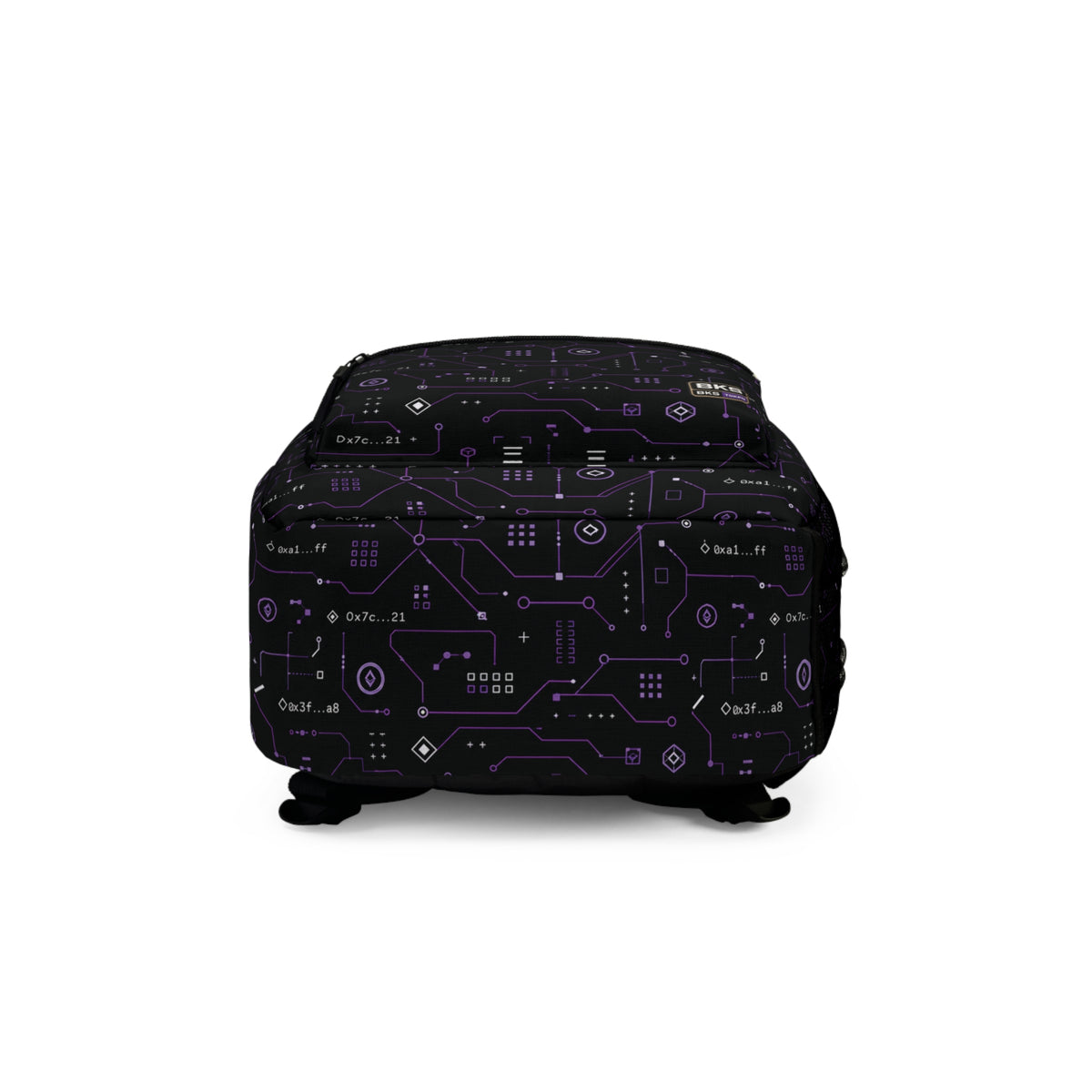 BKS Token Circuit Hash™ Backpack — bottom