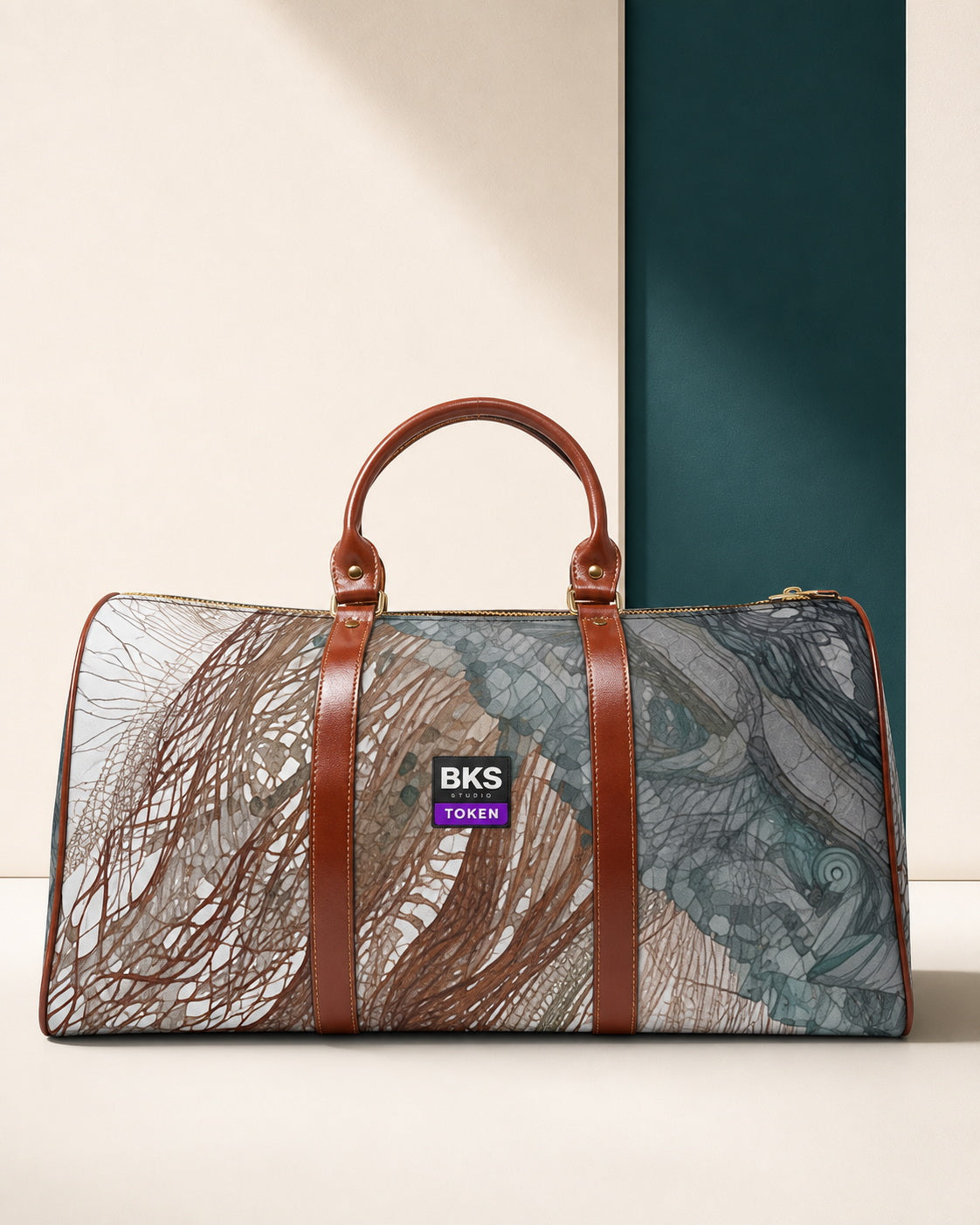 BKS Token Gold™ Travel Bag 01_front-studio-4x5