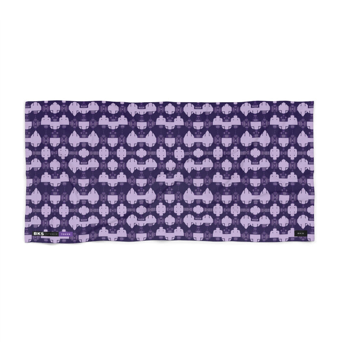 BKS Token Grid™ Beach Towel