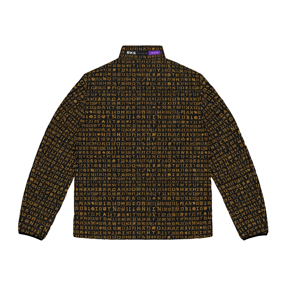 BKS Token Grid Puffer - back