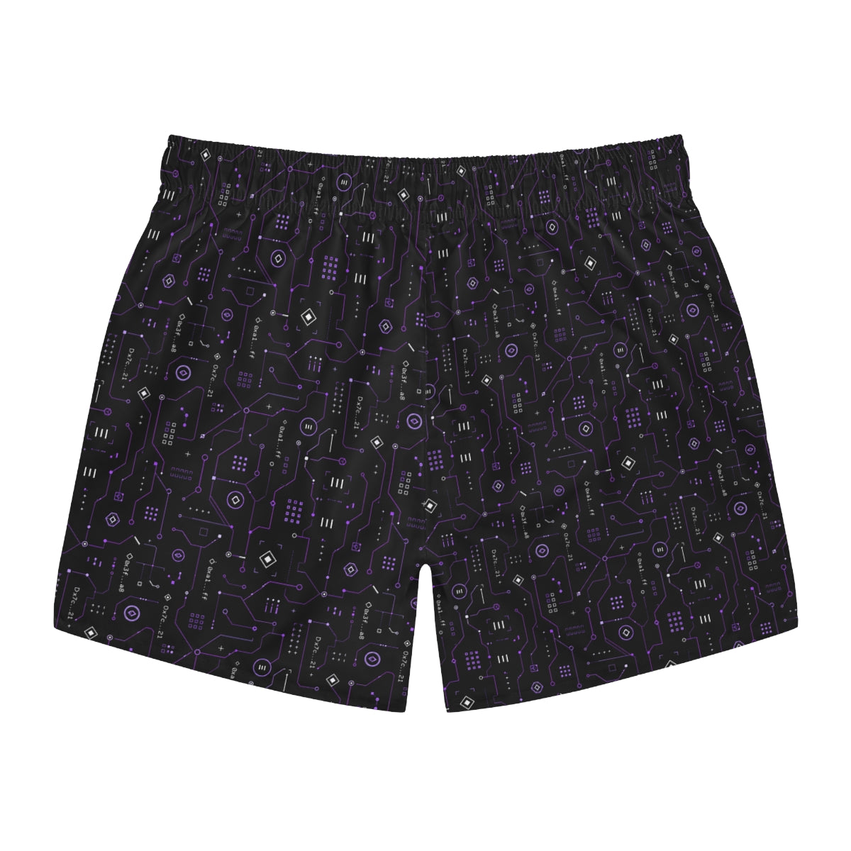 BKS Token Hash Swim Trunks - back