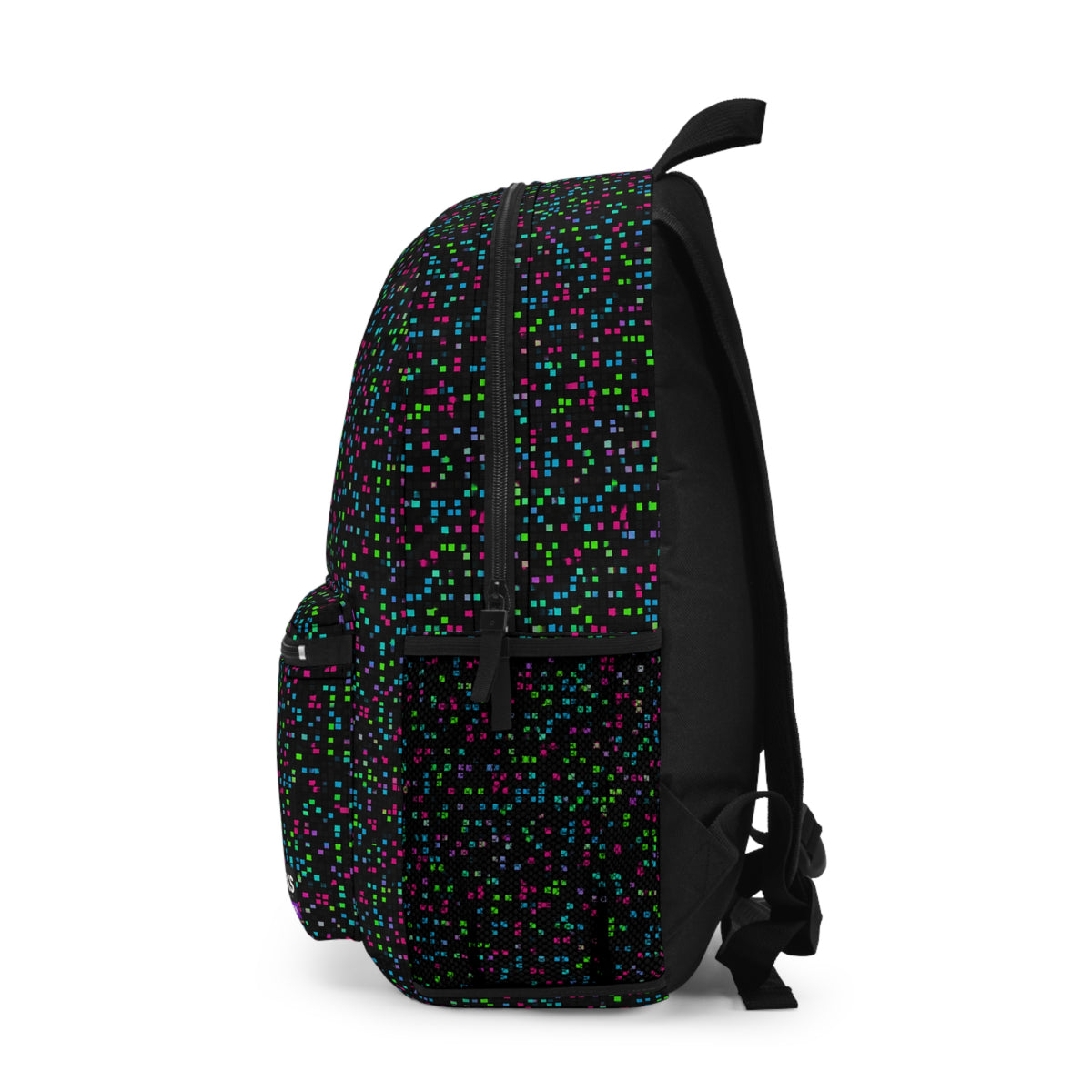 BKS Token Pixel Arcade™ Backpack — left side