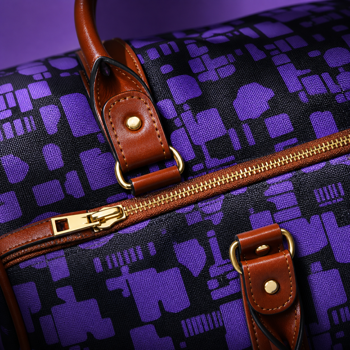BKS Token Vault Travel Bag — macro detail
