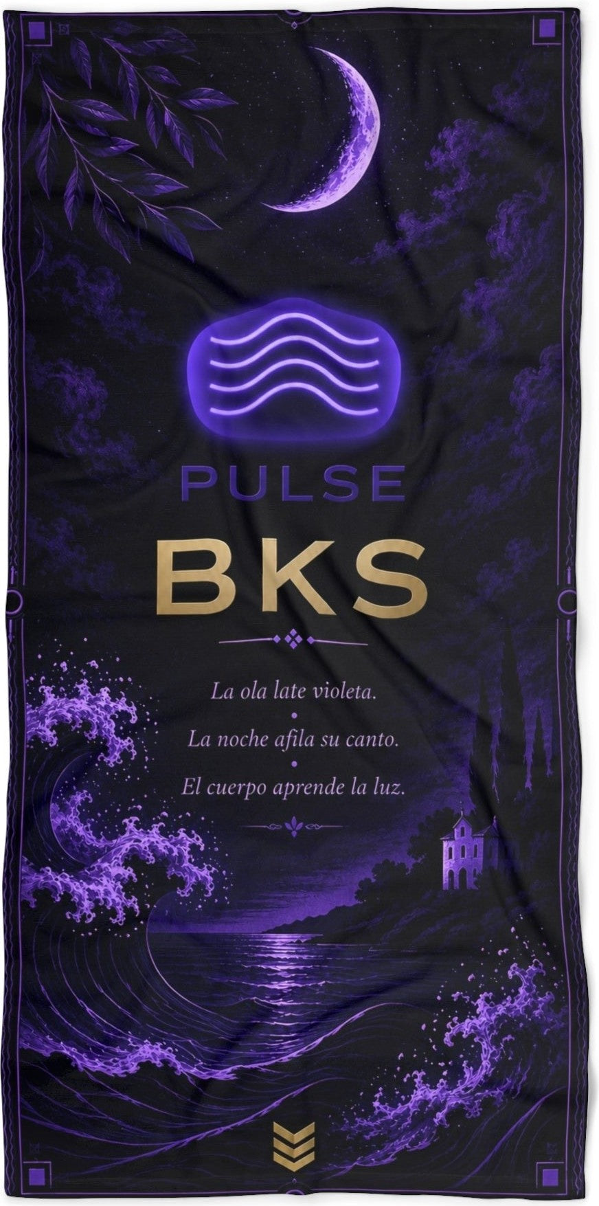 BKS Pulse Verse™ Beach Towel