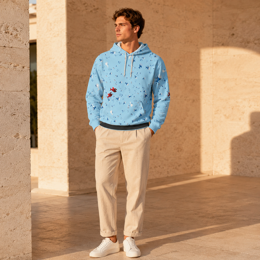 BKS Folklore Shoal Sky Pullover Hoodie - BKS Folklore Pullover Hoodie