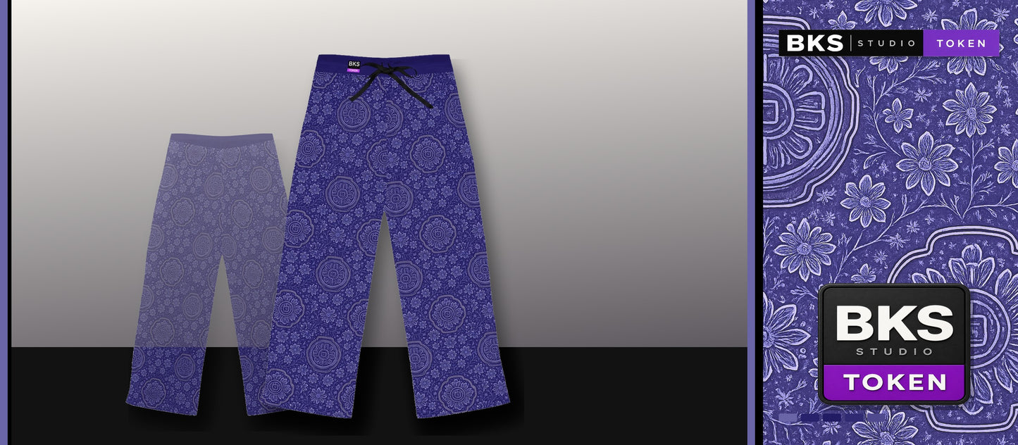 bks-token-grid-lounge-pants set01