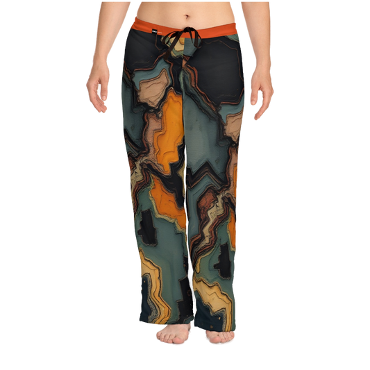 BKS Flag Citrus™ Lounge Pants — worn front — Flag Citrus lounge pant