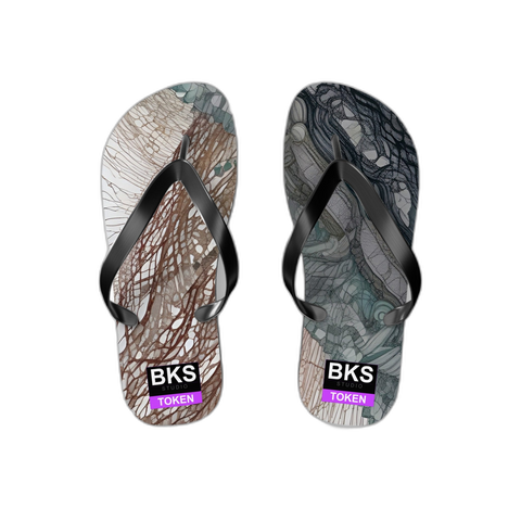 BKS Token Gold™ Flip Flops
